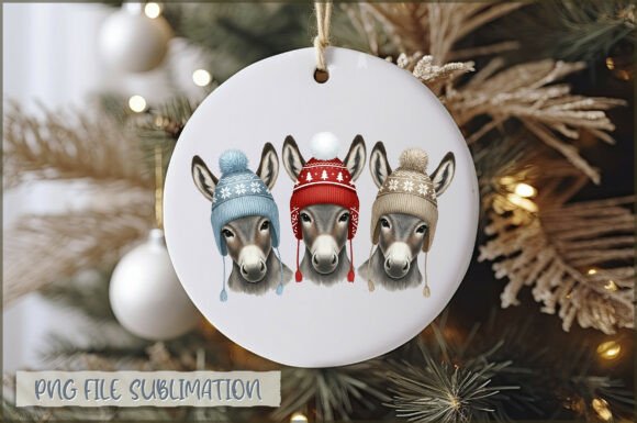 Christmas Round Ornament PNG: Premium Illustrations