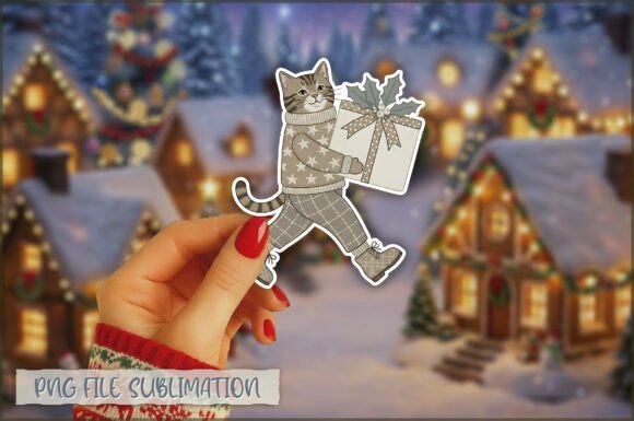 Cute Preppy Christmas Sticker PNG: Illustrations Review