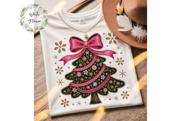 Floral Christmas Tree Sublimation Design Review