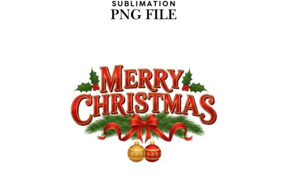 Merry Christmas PNG for T-shirts & Illustrations