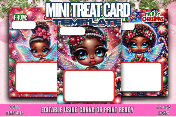 Review: Christmas Fairy Mini Treat Cards Illustrations