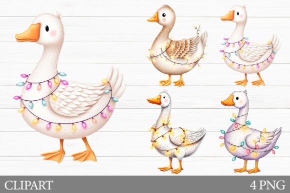 Review: Christmas Goose Clipart for Embroidery