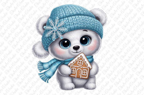 Review: Christmas Polar Bear Clipart Png Illustrations
