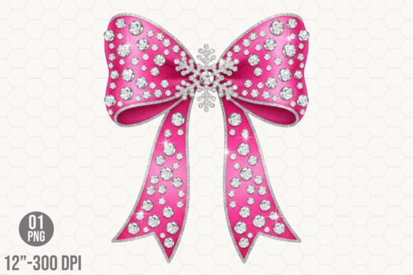 Review: Sparkling Diamond Christmas Bow Png Illustrations