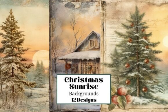 Reviewing 12 Christmas Morning Sunrise Illustrations
