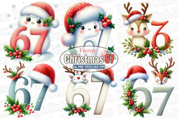 Reviewing the Christmas 67 Six Seven Clipart Bundle for Embroidery