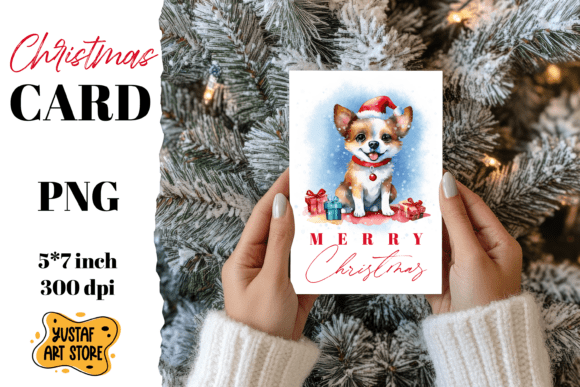 Reviewing the Cute Christmas Dog Card Printable for Embroidery